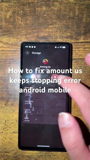 How to fix among us keeps stopping error android mobile
