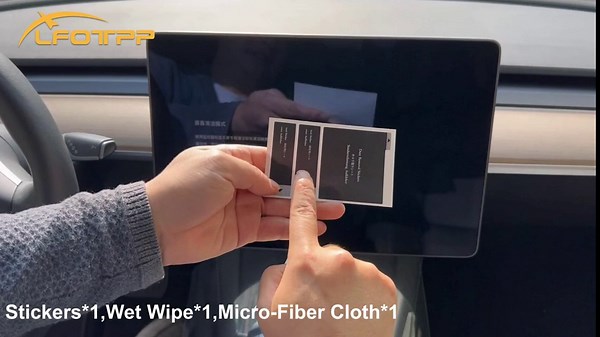 LFOTPP 2PCS Rear Seat TV Screen Protector for 2022 2023 2024 K ia Carnival KA4 [SX & SX-Prestige] & 2022 Kia telluride Entertainment System Auto Accessories Display Center Touchscreen Protective Film