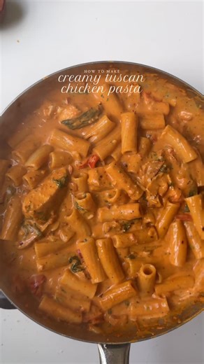 Iram Mansoor on Instagram: "Creamy tuscan chicken pasta 🍝 Ingredients For the chicken: 1 lb boneless chicken breast fillets. Salt to taste 1 tsp smoked paprika powder 1 tbsp garlic powder 1 tsp Italian seasoning 1 tsp black pepper 2 tbsp oil + more for cooking For the sauce: 2 cup unsweetened heavy whipping cream 1 tbsp butter 2 tbsp oil 1 shallot or small onion, thinly diced 8 cloves garlic, finely chopped 1/2 red bell peppers, diced Salt to taste 1 tsp smoked paprika powder 1 tsp garlic powde