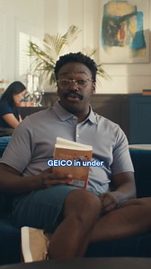 Filing a claim on the GEICO app, Florida? 2 minutes. Doing a crossword? …Longer than that. | GEICO