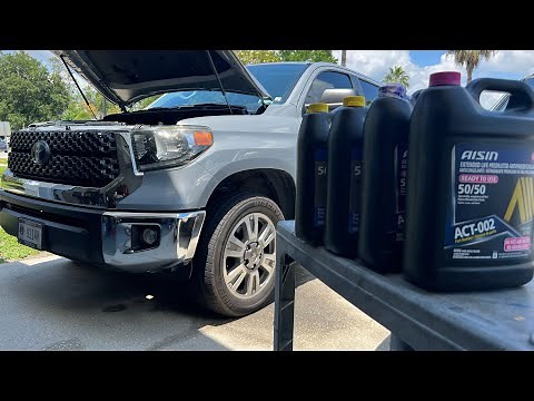 Total coolant change | 2nd gen. Tundra