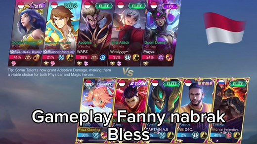 Bless Fanny Gameplay: Freestyle MLBB Edits & Compilation