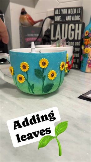 Starting to add leaves | Mosaics by GDP