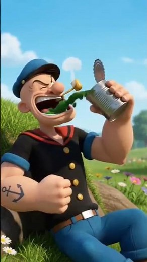 Popeye Spinach power