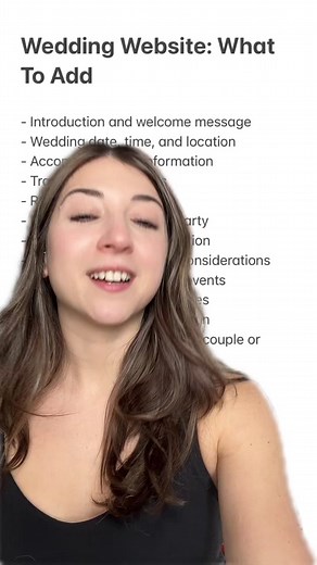 What you need to add to your wedding website 💍🚨 Your wedding website should become the go to for anything anyone attending your wedding needs to know. From location, to attire, rsvps, FAQs and more, build them all into your website! Let me know if you want to know what website options you have for free 🥰 #wedding #weddingwebsite #diybride #2024bride #bridalparty #weddingtips #weddingconsultant