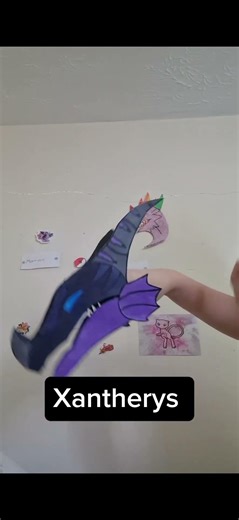 Meet Xantherys! #baldveil #doodleiswatchingyou #dragonpuppetarmy #dragon