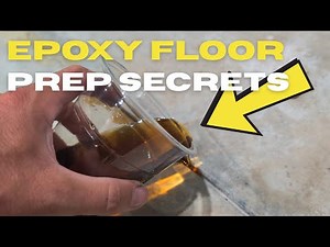 How to Prep a Concrete Floor for Epoxy | DIY Step-by-Step Guide