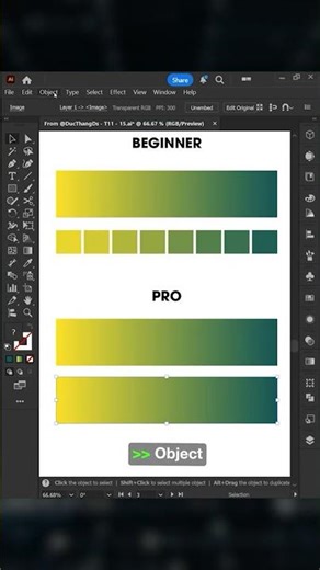 How to sample gradient color correctly in illustrator