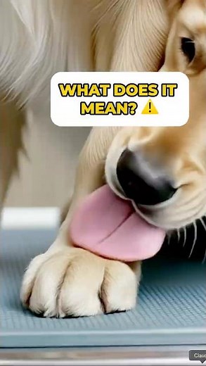 Why does your dog lick so much? 👅