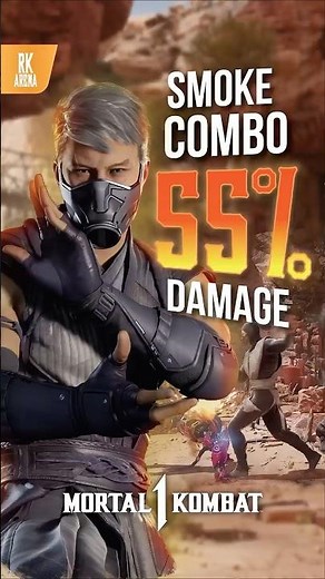 MK1 Smoke x Sektor Insane Combo 55% Damage