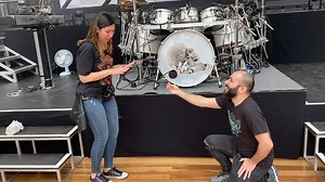 Congratulations to Tathyana and Rui who got engaged 💍 before our show in Curitiba, Brazil! 🇧🇷 | Dream Theater