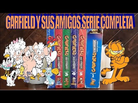 Garfield and Friends Latin Spanish THE COMPLETE SERIES DVD Garfield and Friends the complete series
