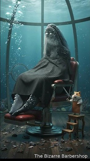 Hamster Gives Whale a Fade Haircut