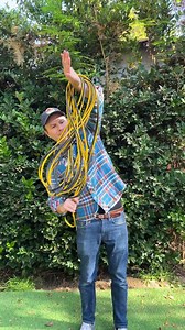 Smart storage solution 👍 Extension cord technique. #HomeTips #tools