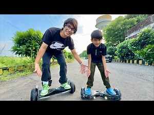 hoverboard Race With Kunali 😍