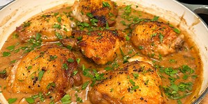 Chicken Fricassee (Creamy French Chicken Stew)