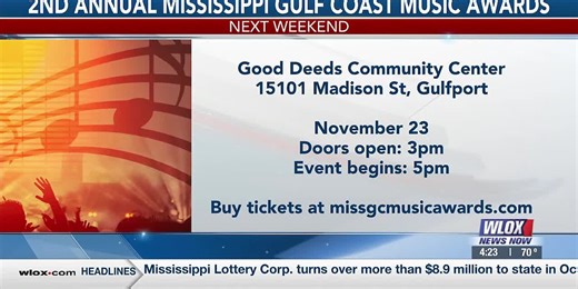 Mississippi Gulf Coast Music Awards spotlighting local musicians