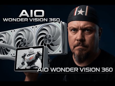Wonder Vision 360 AIO — The Best White Liquid-Cooling System with a Panoramic L-Display | Unboxin...