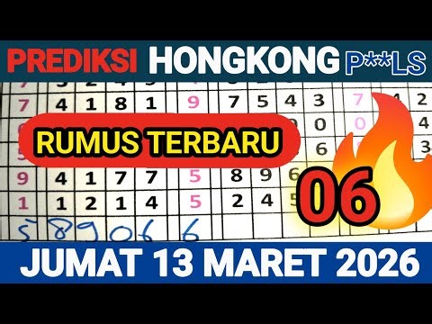 PREDIKSI HK POOLS JUMAT 13 MARET 2026 / TARIKAN PAITO HK / RUMUS KEPALA EKOR HK