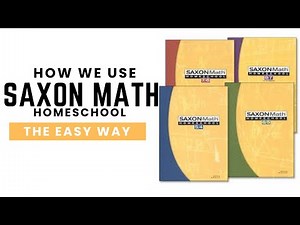 How we use SAXON Math in our homeschool