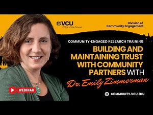 Building and Maintaining Trust with Community Partners and Collaborators with Emily Z. (Webinar)