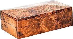 Hand Carved Wooden Multipurpose Keepsake Jewelry Decorative Art Box Storage Organizer (Large wood Box,Antique) (Medium)