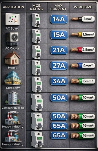 Wire Size Guide ⚡ 1mm² to 16mm² | Right Wire Right LoadWhich Wire Size is Best? ⚡ Complete