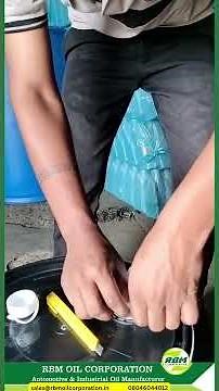 RBM Oil Bucket Opening Tricks | How to open spout cap for oil bucket | Easy & Safe Method
