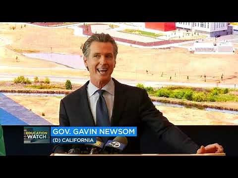 Gov. Gavin Newsom visits UC Merced's future medical school site