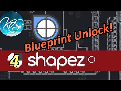 Shapez.io - Level 12 BLUEPRINT UNLOCK - Factorio Inspired Minimalist Game, Let's Play, Ep 4