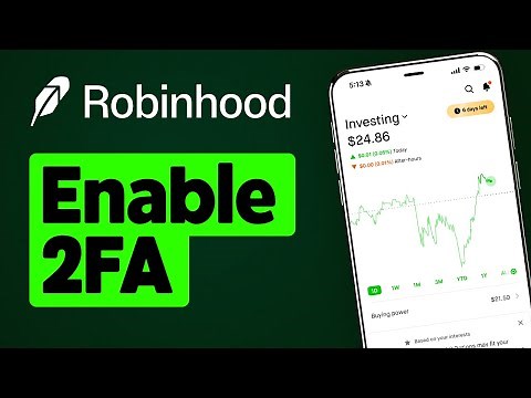 How to Enable 2FA on Robinhood