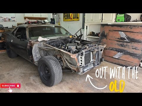 My 1973 Cuda FINALLY Gets A New Front End! (Part 1)