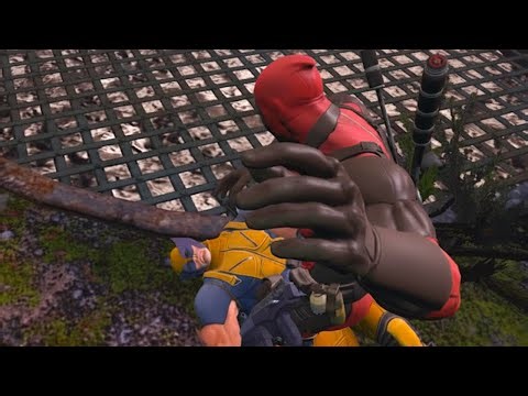Deadpool Tries to Wake Up Wolverine - Deadpool