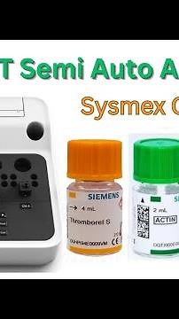 Coagulation semi auto Analyzer | PT, INR & APTT (PTT) Tests | ‪@medicallabtechnologysajal6903‬