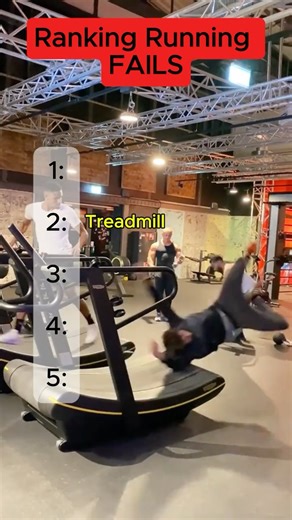 Best Running Fails where People Almost get Hurt #running #shorts #fails