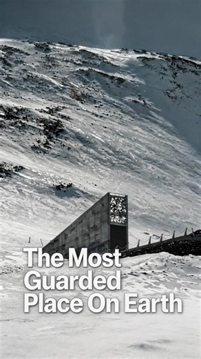 The Most Guarded Place On Earth 🌍🔐 #mystery #hiddenplaces #seedvault #arctic #secrets #shorts