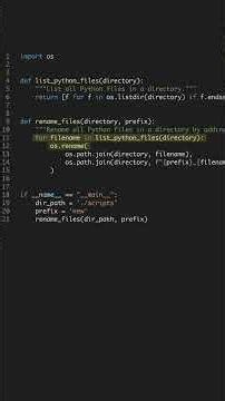 Python Automation in 60 Seconds - Rename Files #shorts