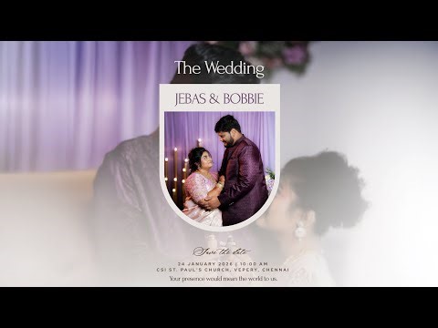 Jebas & Bobbie - 24th January, 2026 (Saturday)