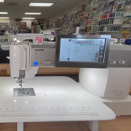 Now that is cool, you want to use large cones of thread, no problem! Wind a bobbin while your sewing? No problem! Two more s Janome delivers luxury sewing! Please hit the like, follow and share buttons. Thank you. #Sewing #Janome #LongArmQuilting #SewingCenterOfOrangeCounty #Juki #WeWillMakeYourDayBetter #BabyLock #SewingMachineRepair #SewingMachineService #Quilting #UniqueSewingFurniture #MachineEmbroidery #SewingMachineSales #Elna #Dime #DesignsInMachineEmbroidery | Sewing Center of Orange Cou