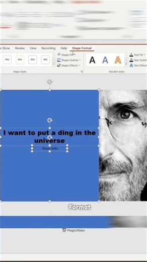 More PowerPoint tutorials on my Profile 😉 Quote design in PowerPoint Follow @magicslides.app for