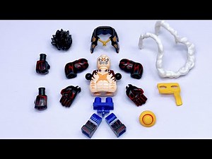 Custom LEGO One Piece - Luffy Gear 4 | モンキー・D・ルフィ ギア4 | Unofficial Minifigures