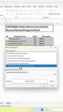 Learn Checkbox Colored Strikethrough Excel Beginners