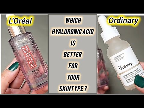 Which One is Better? L’Oreal vs The Ordinary Hyaluronic Acid Serum 💫 #skincare #hyaluronicacid