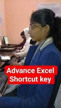 Advance Excel ki shortcut key #trending #computer #excelshortcuts #education #computerzone