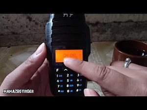 PAANO MAG SAVE NG FREQUENCY KAY TYT TH-UV8000D