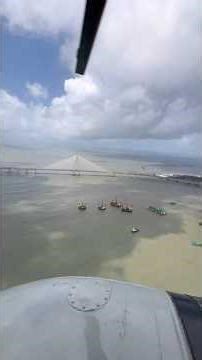 The Bridge That Changed Mumbai | Bandra-Worli Sea Link | Aerial View #travel #facts #aviation #views