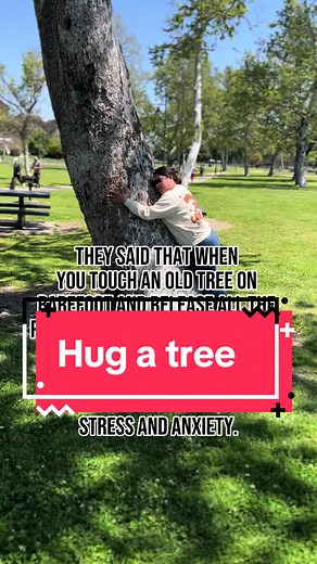 Hug a tree Amigas.. watch till the end for full info #tufirstgentherapist #amft #energy #firstgen #breakingcycles #momlife #stressrelief #hugatree #trees #takecareofyou #loveyou #positive #peacefulheart #family #myrock #husbandandwife #CapCut #latinacontentcreator #goodvibes