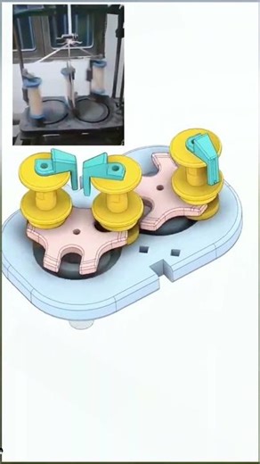 Knitting Machine Mechanism - Mesmerizing 3D Animation! 🧶 #HowItWorks #TextileTech #Engineering #DIY