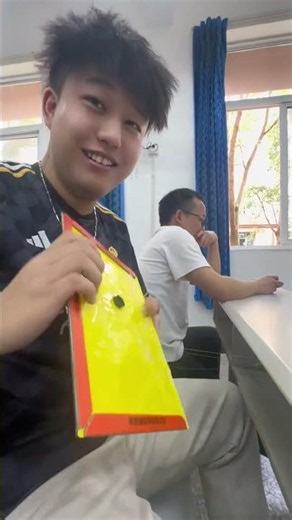 he pranked me with a sticky glue trap