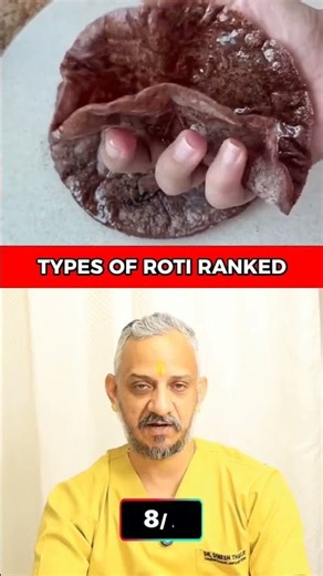 Types of Roti Ranked: Which Is Healthiest? 😱 #shorts #roti #healthtips